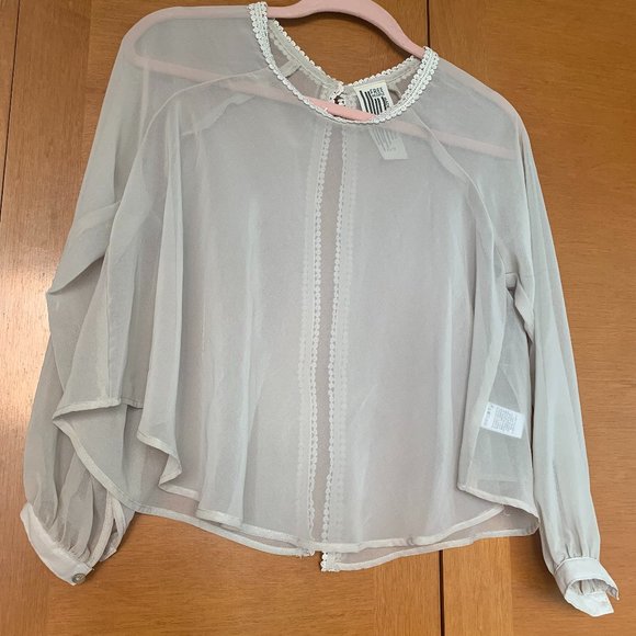 Free People sheer blouse - Picture 1 of 3